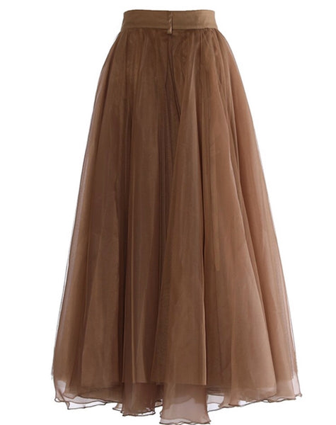 Tulle Skirt with Woven Waist | Madonna & Co Tulle Skirt with Woven Waist | Madonna & Co