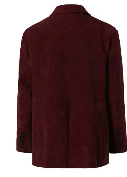 STUSSY / Mix wale corduroy double blazer