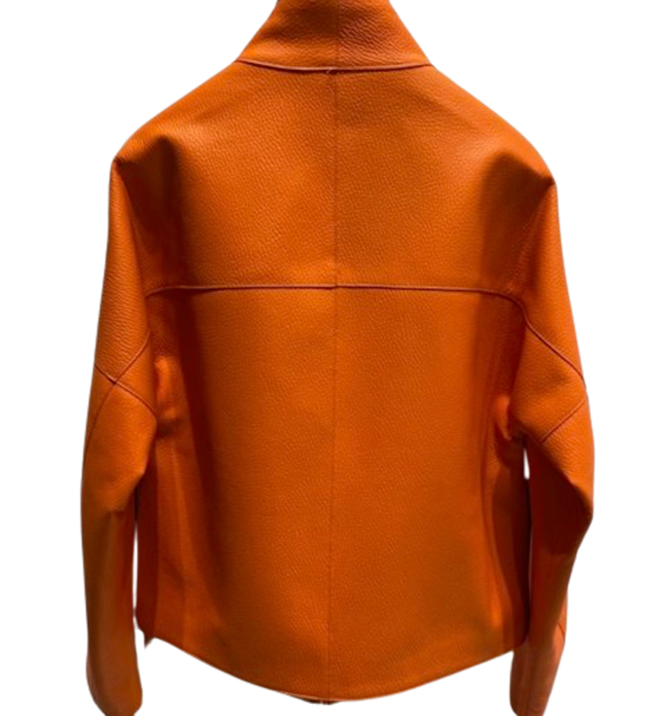 Luxe Zip Front Leather