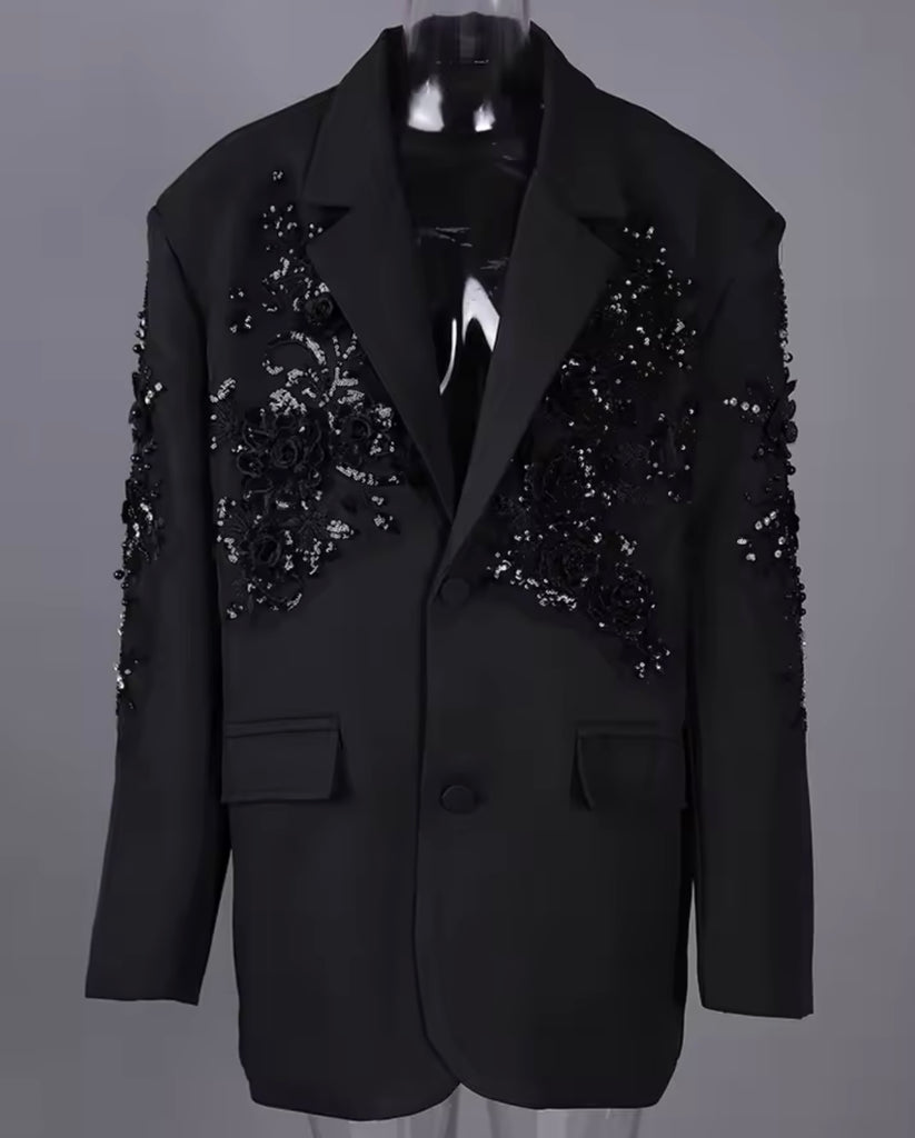 Embellished Statement Blazer