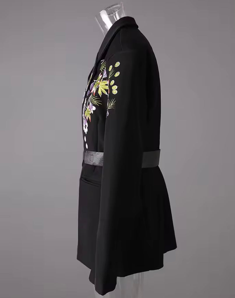 Embroidered Statement Blazer