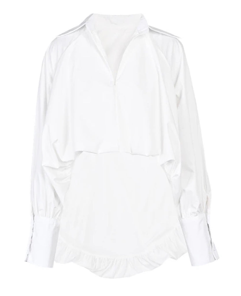 Luxe Hi-Lo Shirt-Tunic