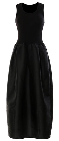 Sequin Trim Maxi Skirt