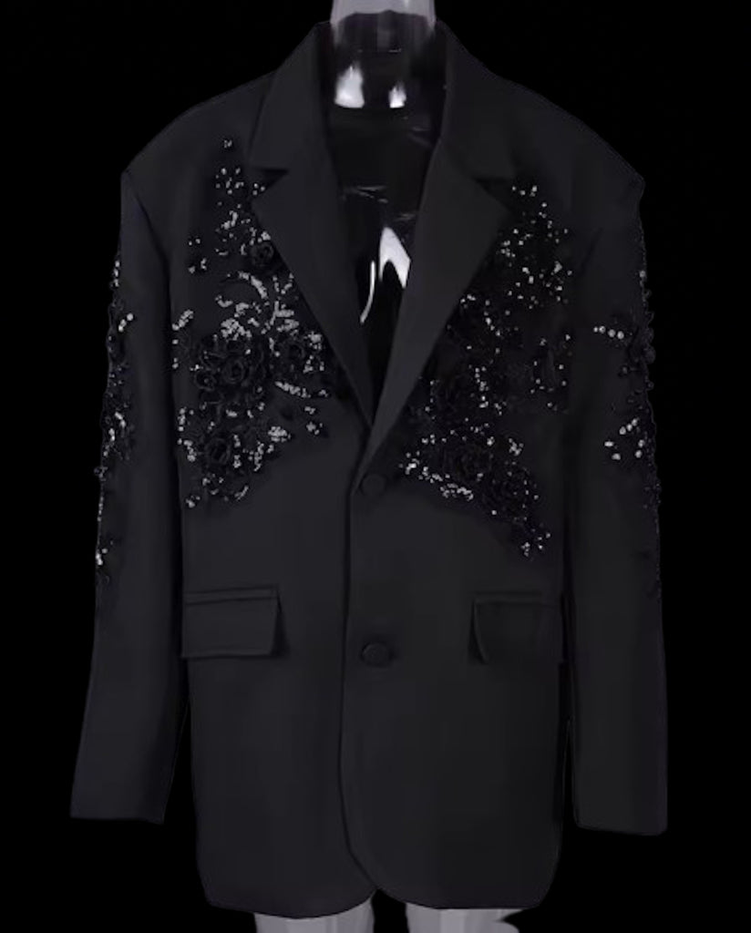 Embellished Statement Blazer