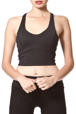 Criss-Cross Neck Seamless Second Skin