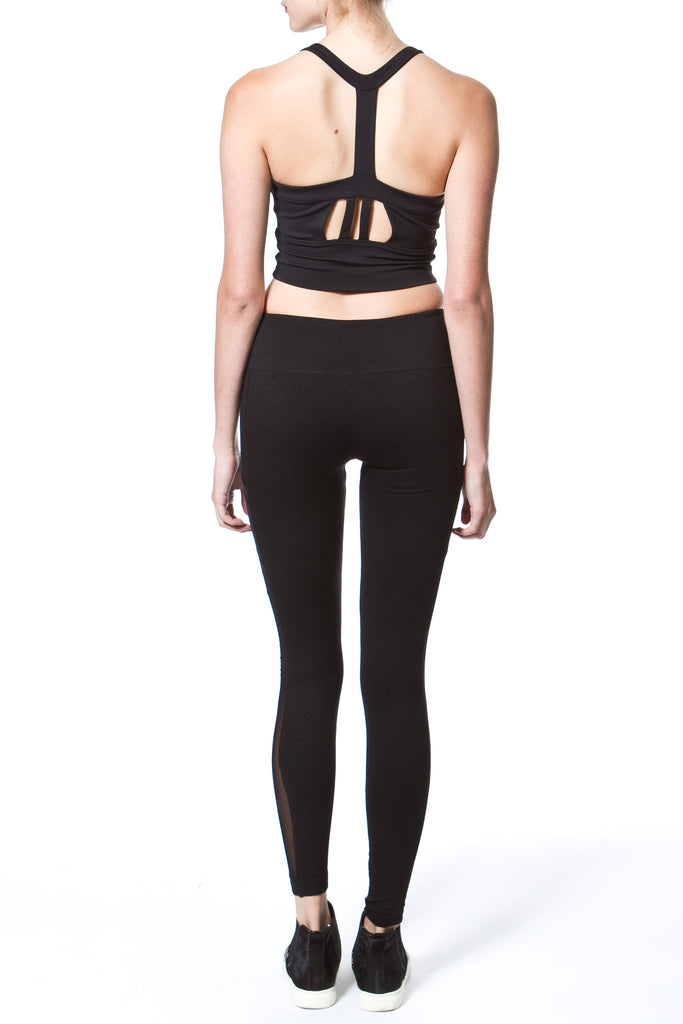 SHEER SIDES SPORTS LEGGING - Madonna and Co - 2