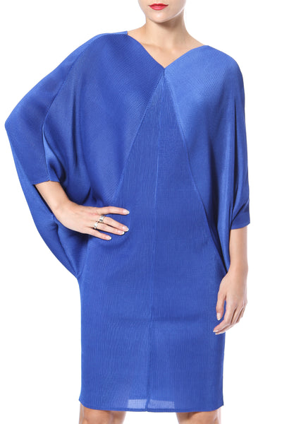 Madonna & Co Pleated Dolman Sleeve Dress - Black Madonna & Co Pleated Dolman Sleeve Dress - Black