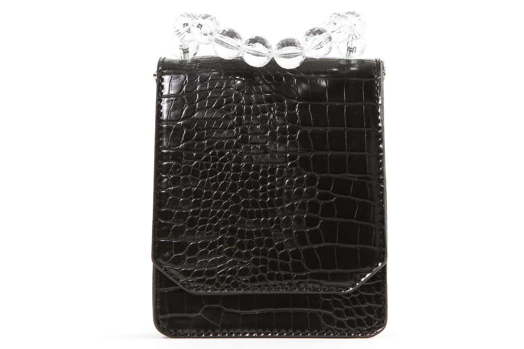Croco Messenger Bag