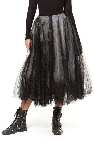 【新品未使用】tulle skirt Lig. チュールスカート　black PRANK PROJECT スカート リバーシブルチュールスカート