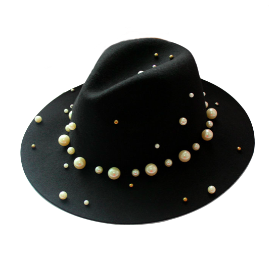 Pearl Trim Fedora | Madonna & Co display picture 1