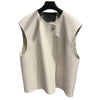 Luxe Sculpted Leather Vest
