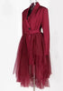 Tulle Peplum Blazer Dress