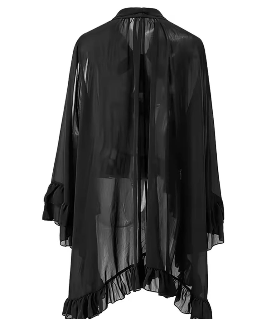 Romantic Semi-Sheer Tunic