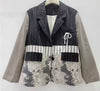 Mixed Media Blazer
