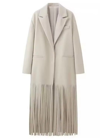 Tulle Trim Blazer