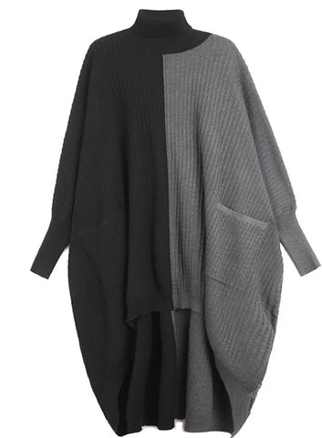 Pattern Sweater Dress