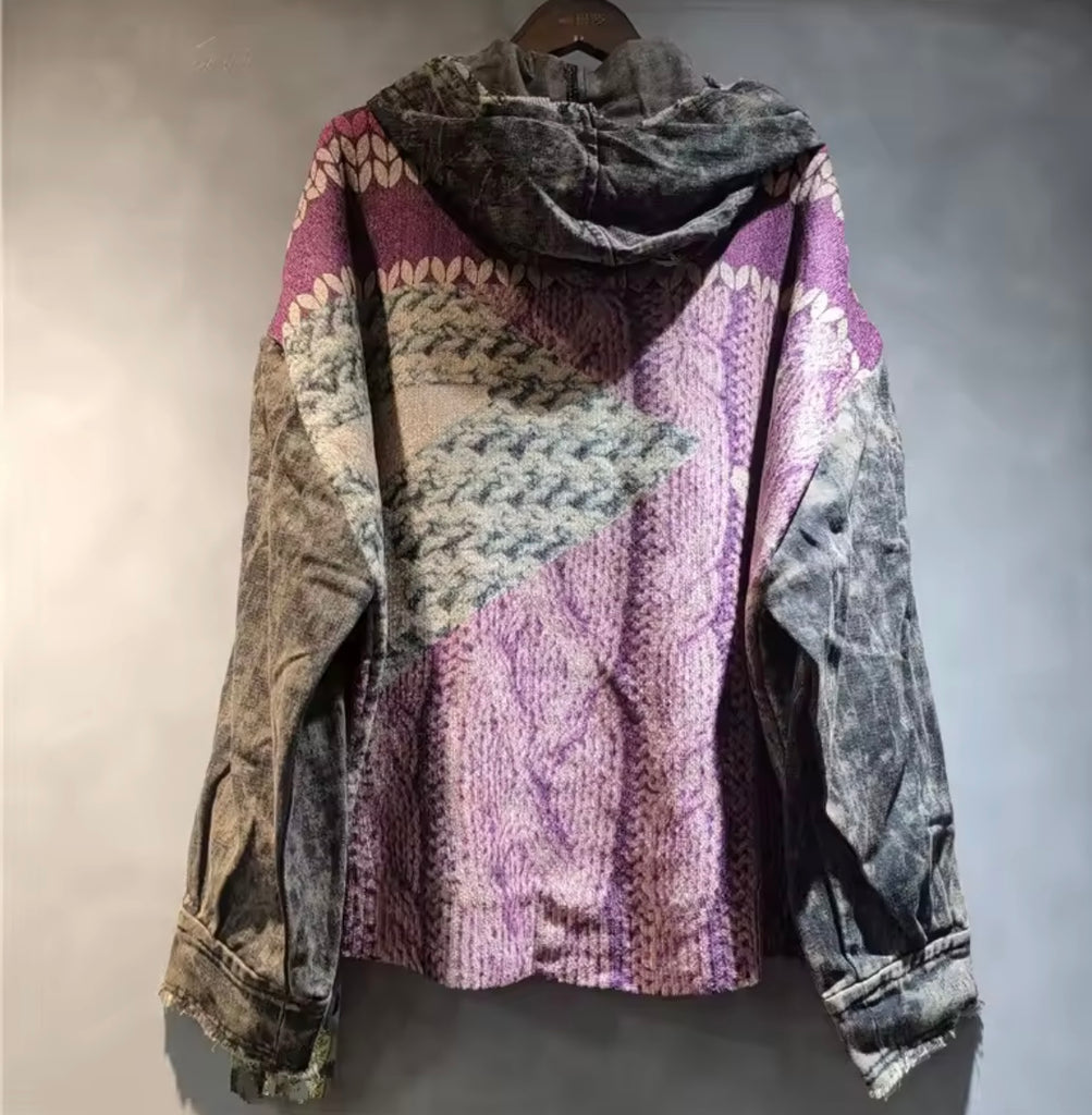 Embellished Sweater Jacket