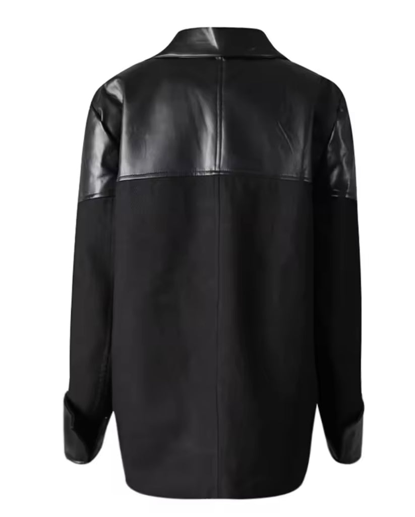 Vegan Trim Statement Blazer
