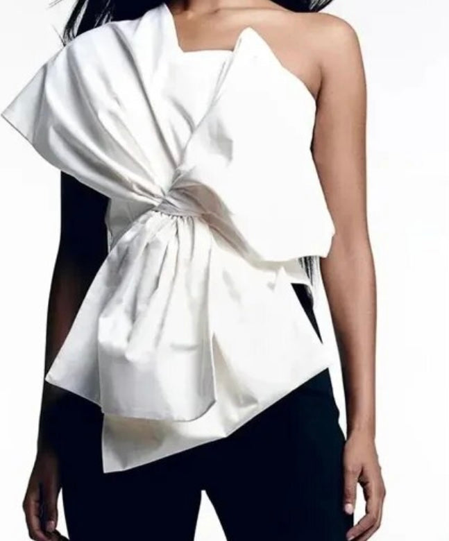 Bow Front one Shoulder Top