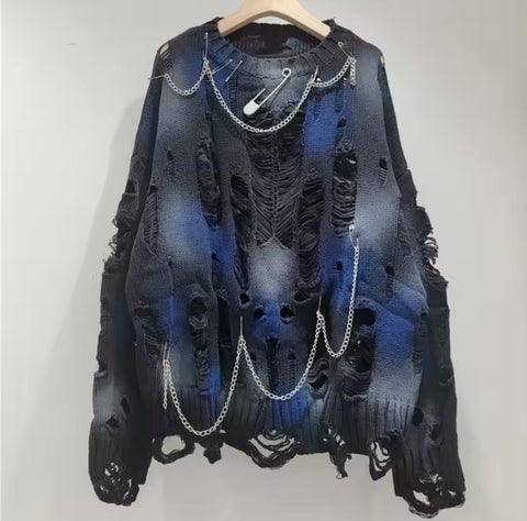 Knit Tee with Front Design