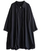 Chic Bubble Hem Shirt Dress