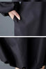 Chic Bubble Hem Shirt Dress