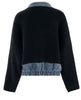 Denim Pockets -  Knit Bomber