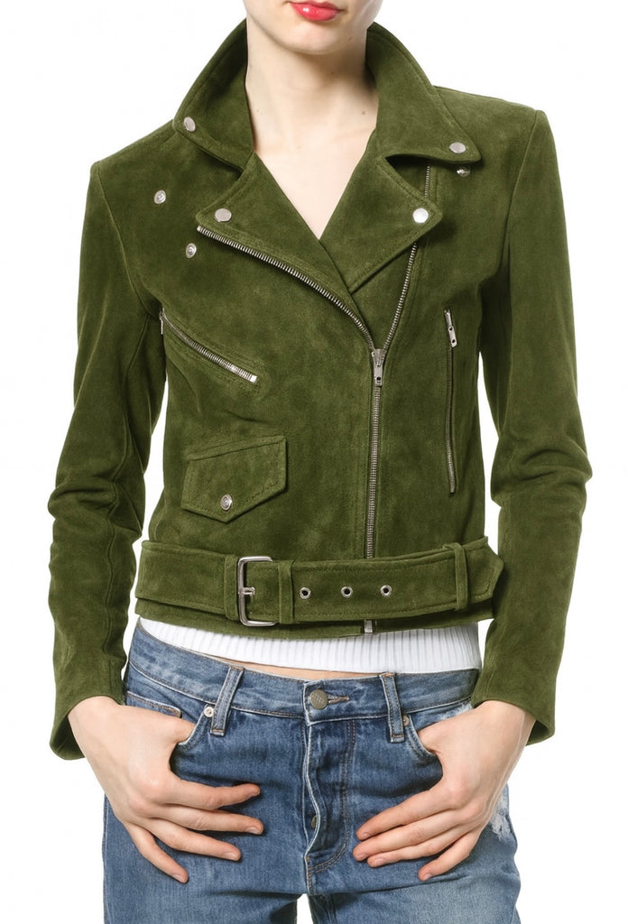 Sumptuous Suede Moto