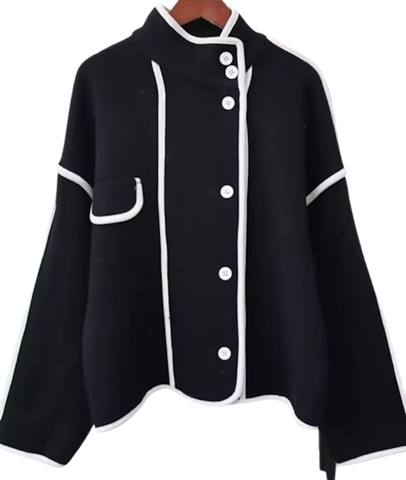 Graphic Tunic Sweater  Dress with Hood