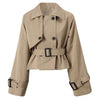 Cropped Trench Jacket