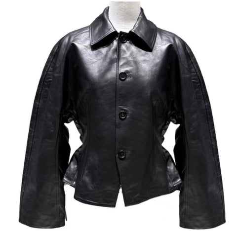 Pleated Dolman Sleeve Dress