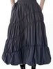 Diagonal Tiered Volume Skirt
