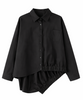 Asymmetrical Gathered Shirt