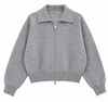 Zip Front Knit Jacket