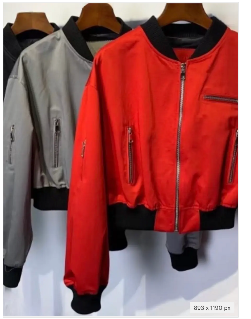 The Statement Cropped Bomber Jacket