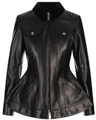 Peplum Denim Jacket