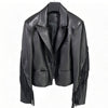 Fringe Leather Blazer