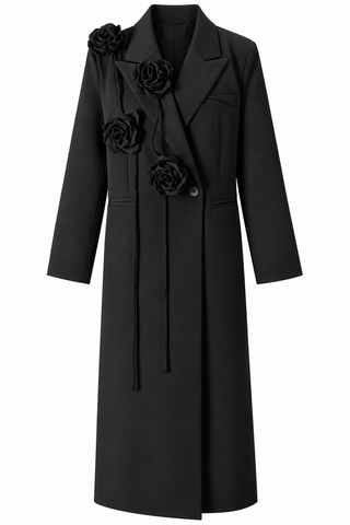 Tulle Trim Blazer