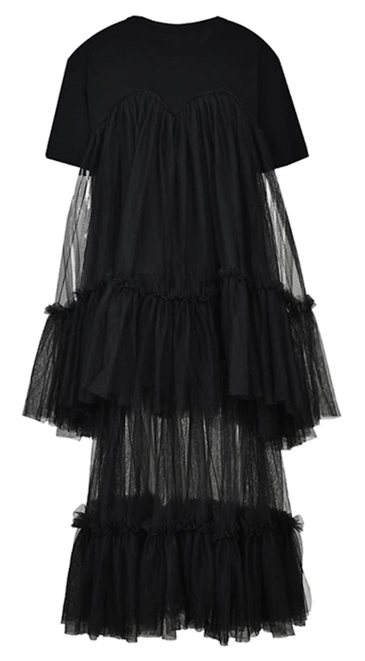 新品 andmary Lazy tulle knit tops/Black ANDMARY】Lazy tulle knit tops