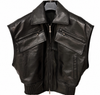 Leather Bomber Vest