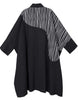 Pattern Asymmetrical Shirt-Dress