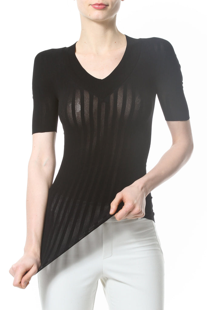 Ribbed Second Skin 1/2 Sleeve