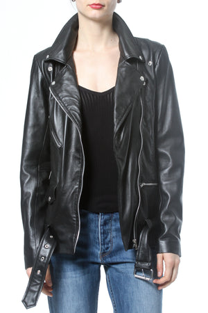 Madonna & Co Multitextured Leather Blazer