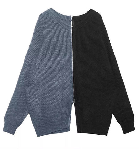 Pattern Tunic Sweater