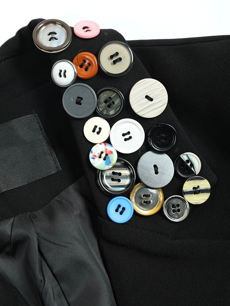 Multi Button Collar Chic blazer