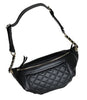 Leather Quilted Belt-Cross-Body Bag